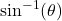  \sin^{-1}(\theta) 