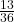  \frac{13}{36} 